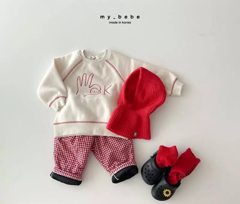 My Bebe - Korean Baby Fashion - #onlinebabyshop - Bonding Pumpkin Pants - 10