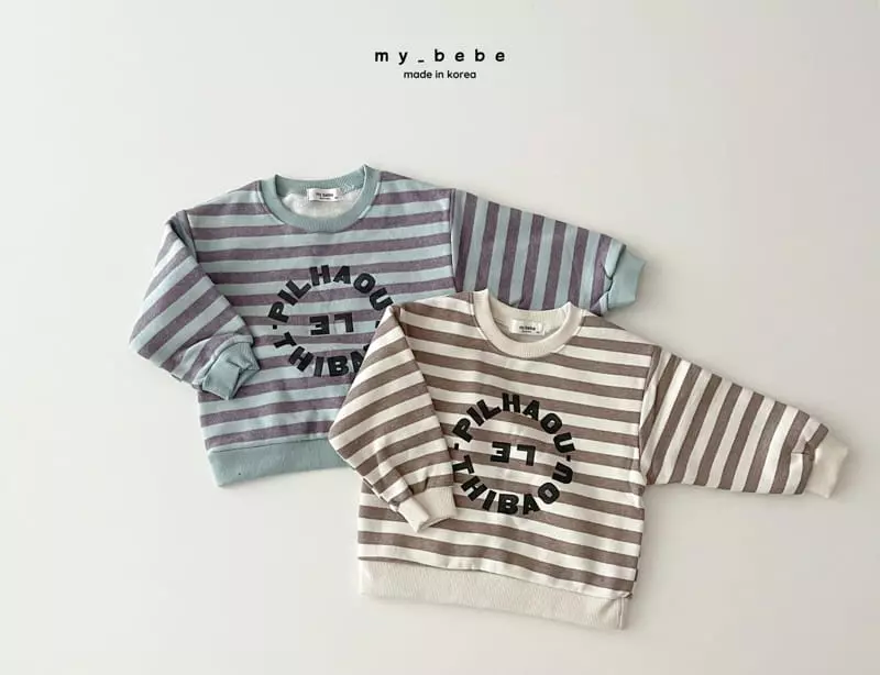 My Bebe - Korean Baby Fashion - #onlinebabyshop - Circle Sweatshirt - 3