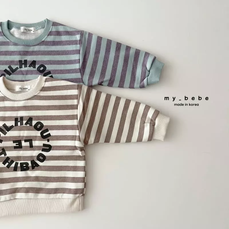 My Bebe - Korean Baby Fashion - #onlinebabyshop - Circle Sweatshirt - 4