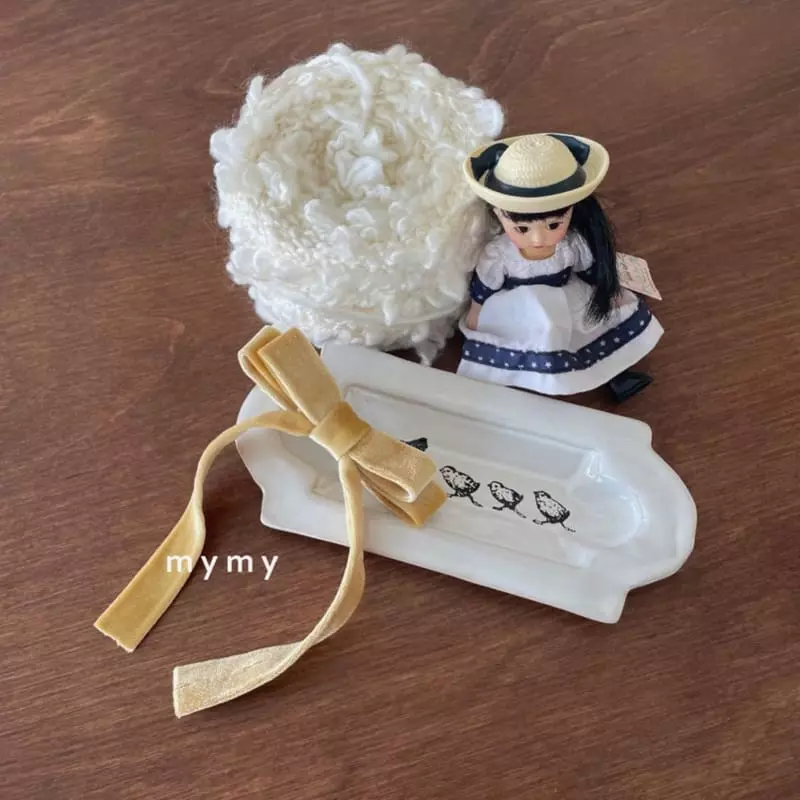 My Socks - Korean Children Fashion - #childofig - Romantic Ribbon Hairpin - 2