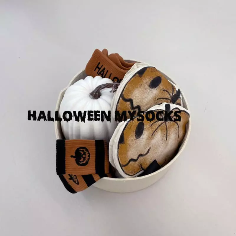 My Socks - Korean Children Fashion - #designkidswear - Pumpkin Head Dress - 5