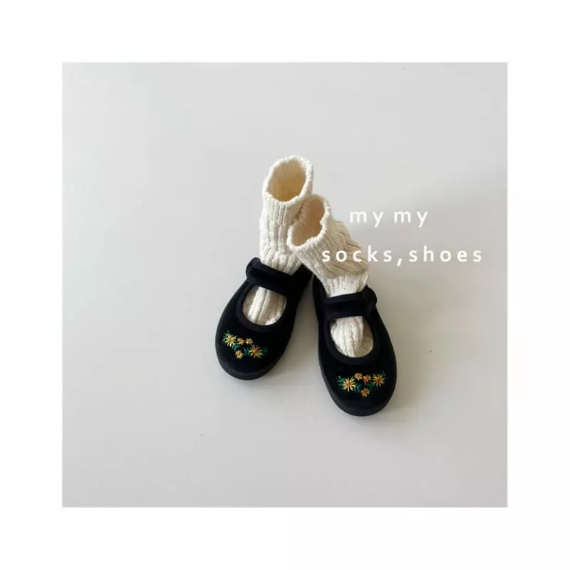 My Socks - Korean Children Fashion - #littlefashionista - Ricoder Flats - 3