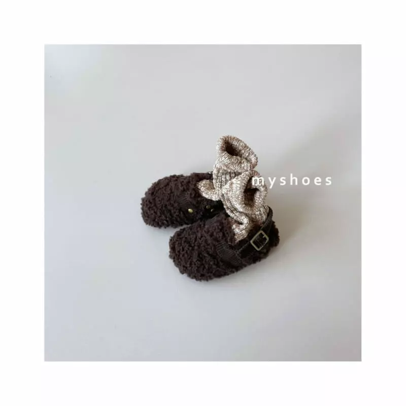 My Socks - Korean Children Fashion - #minifashionista - Poung gumm Flats - 6