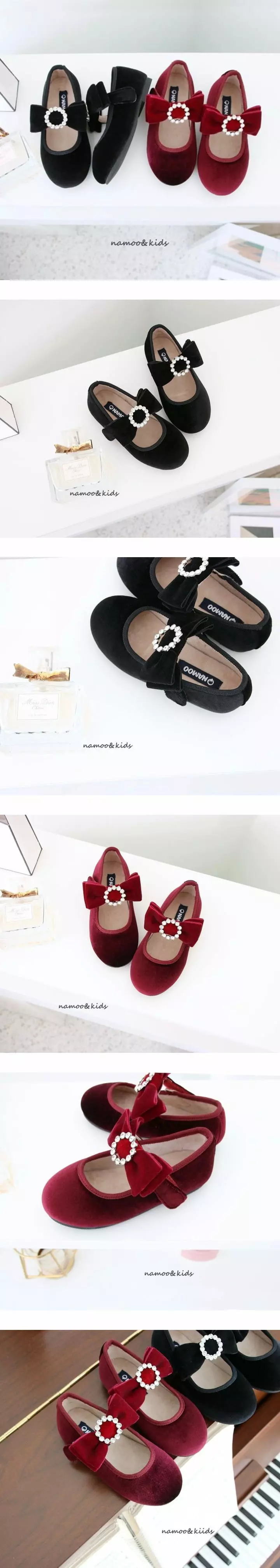 Namoo & Kids - Korean Children Fashion - #kidsshorts - Noze Ribbon Merry Jane