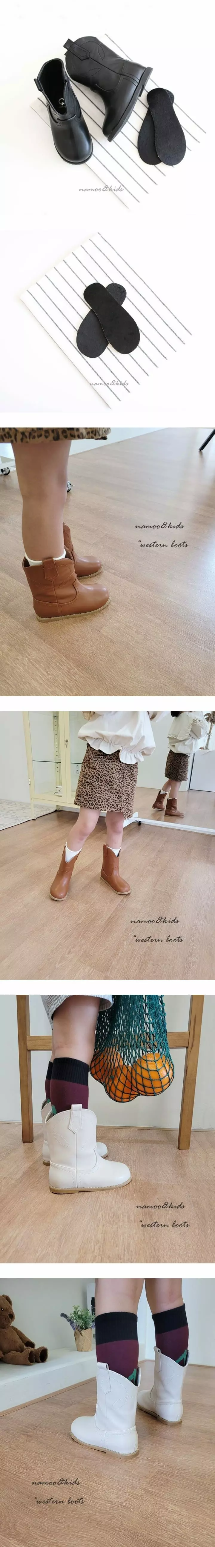 Namoo & Kids - Korean Children Fashion - #minifashionista - Western Boots
