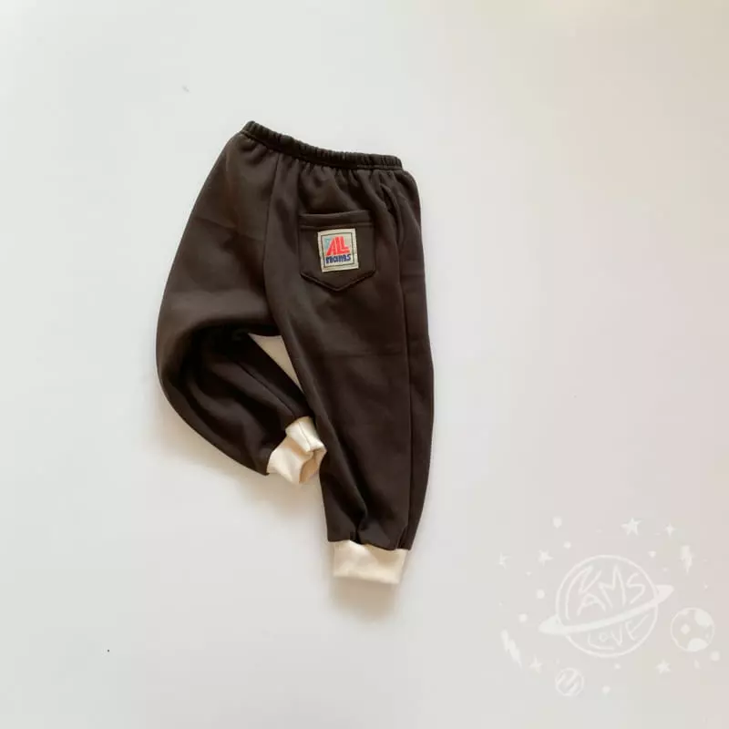 Nams - Korean Children Fashion - #kidsstore - P Embrodiery Pants