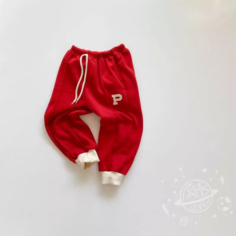 Nams - Korean Children Fashion - #Kfashion4kids - P Embrodiery Pants - 4