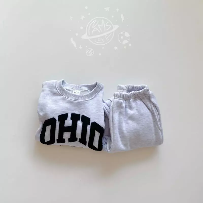Nams - Korean Children Fashion - #littlefashionista - Ohio Top Bottom Set - 3