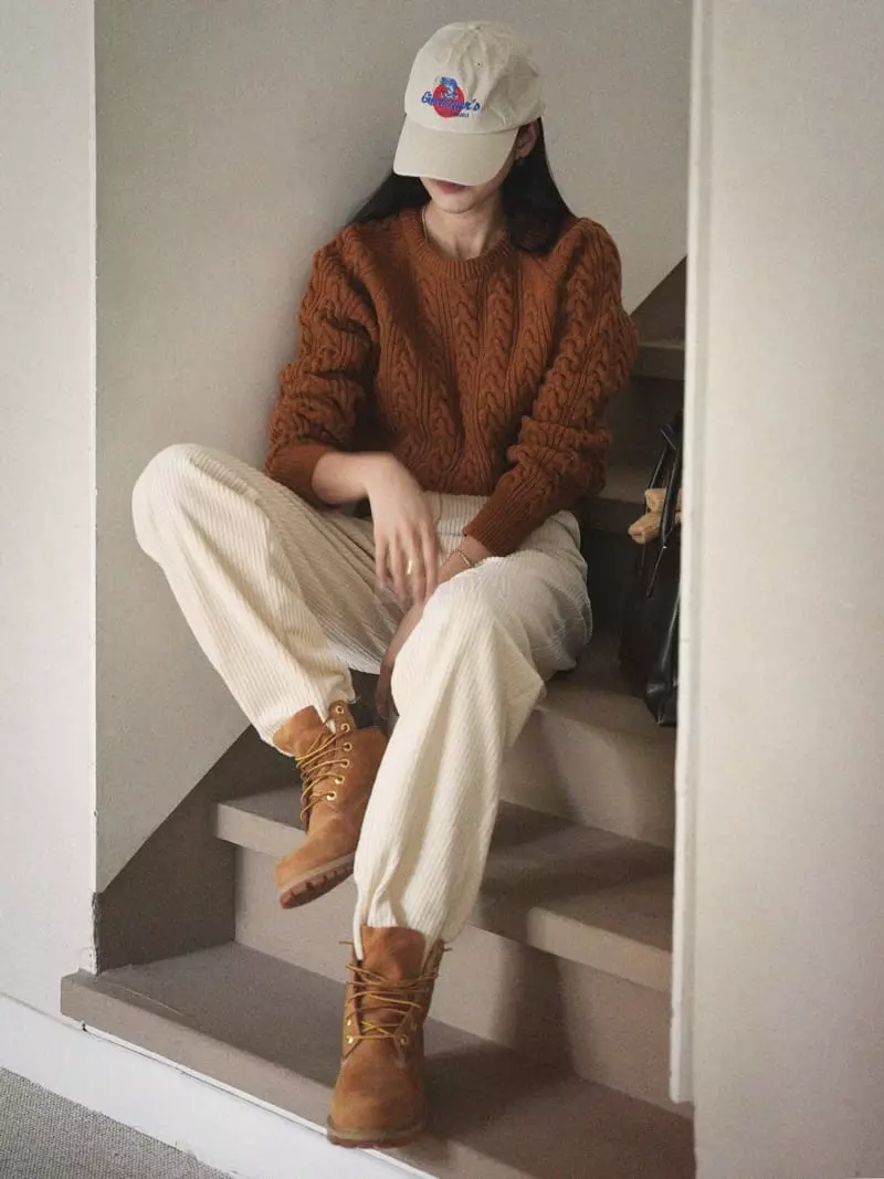 Nan - Korean Women Fashion - #momslook - Chelsea Twid Knit Tee