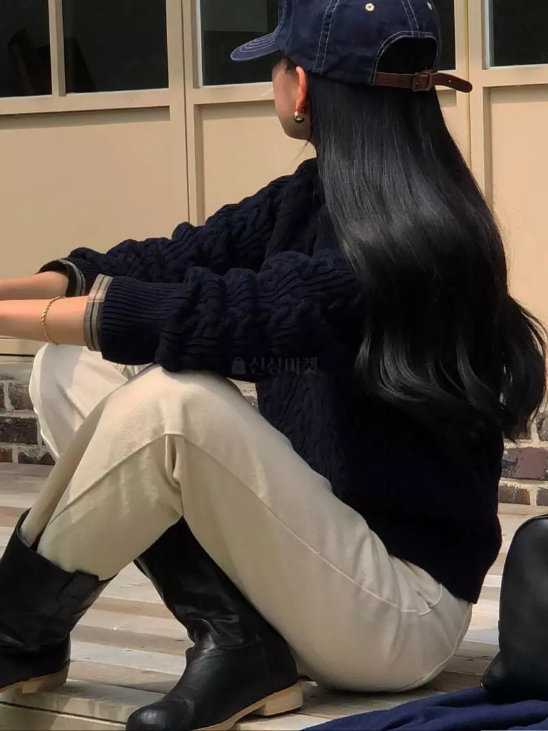 Nan - Korean Women Fashion - #momslook - Chelsea Twid Knit Tee - 11