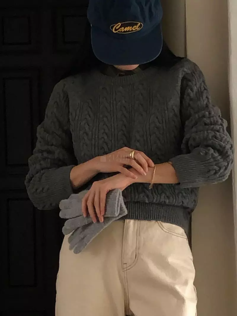 Nan - Korean Women Fashion - #momslook - Chelsea Twid Knit Tee - 7