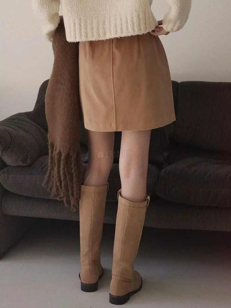 Nan - Korean Women Fashion - #womensfashion - Corduroy Skirt - 7