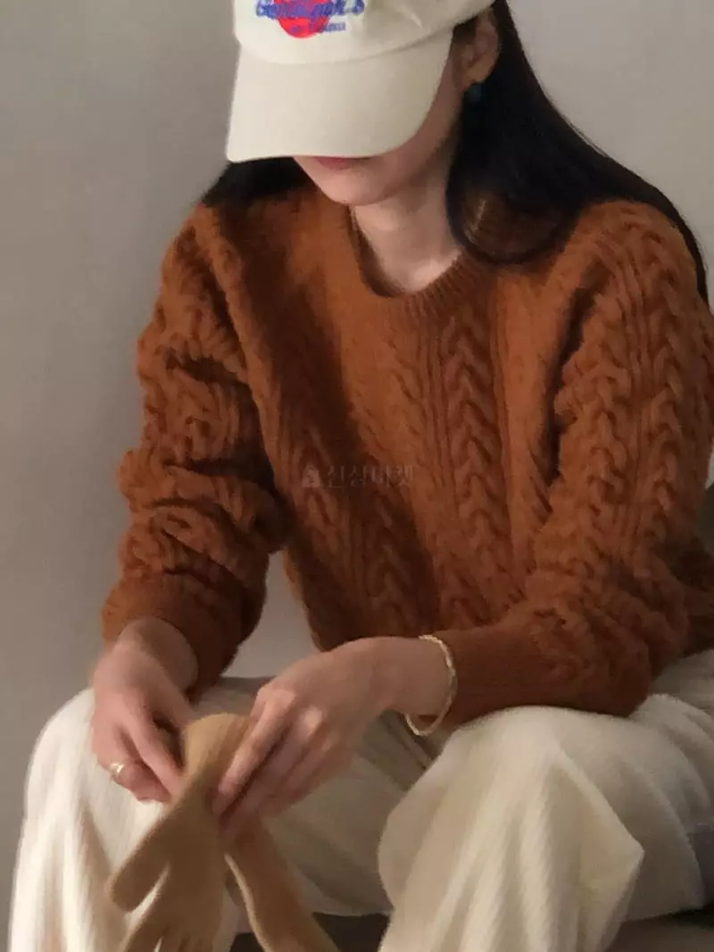 Nan - Korean Women Fashion - #womensfashion - Chelsea Twid Knit Tee - 2