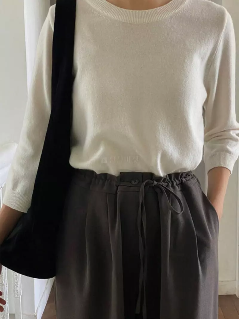 Nan - Korean Women Fashion - #womensfashion - Soft Cash Long Sleeves - 3