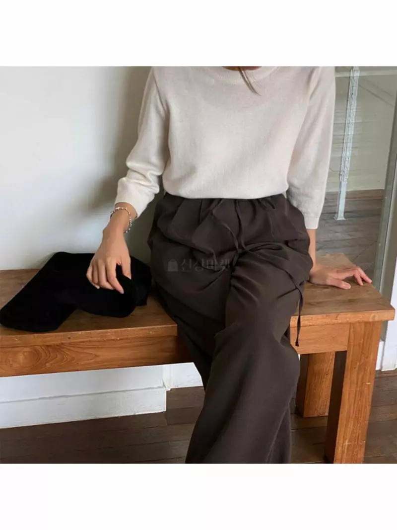 Nan - Korean Women Fashion - #womensfashion - Soft Cash Long Sleeves - 5