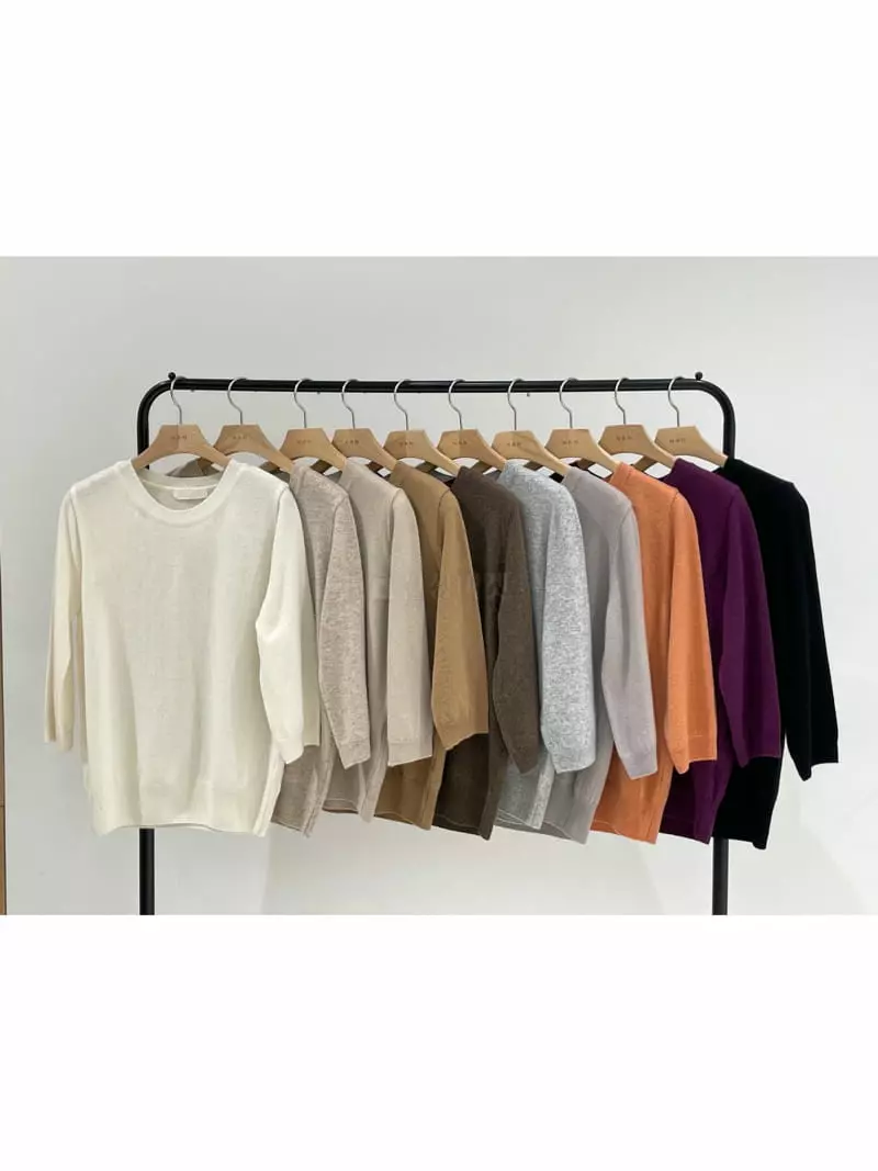 Nan - Korean Women Fashion - #womensfashion - Soft Cash Long Sleeves - 7