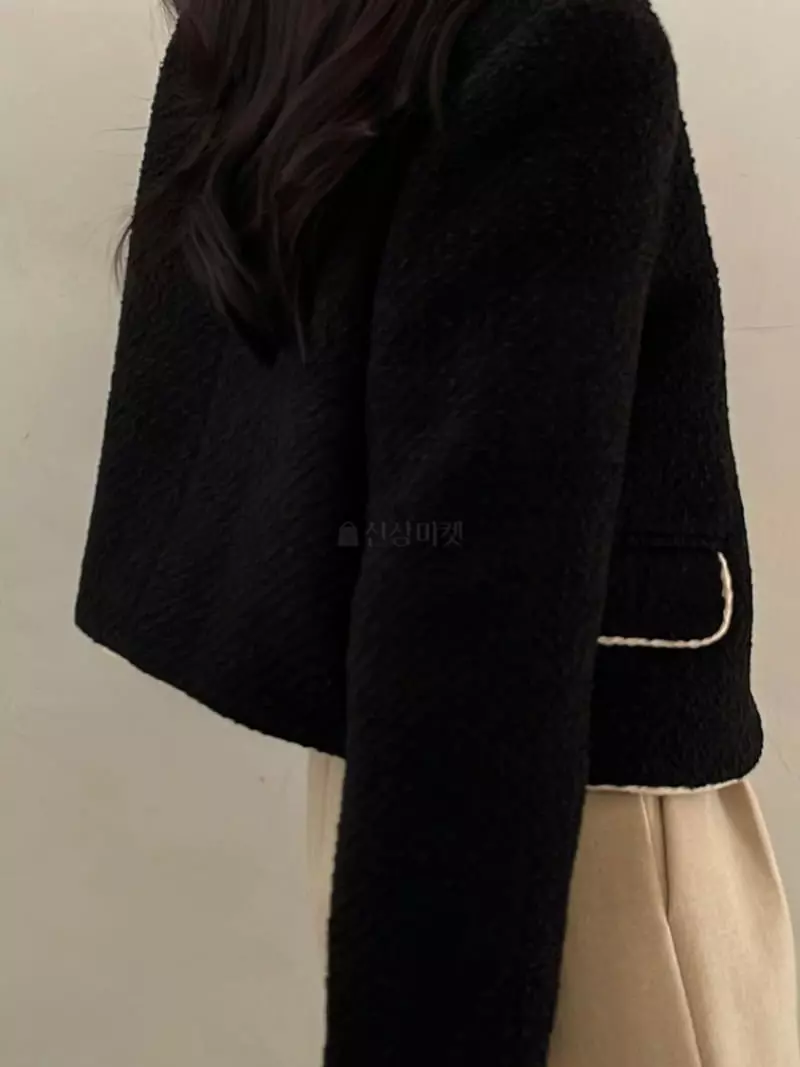 Nan - Korean Women Fashion - #momslook - Bold Twid Jacket - 4