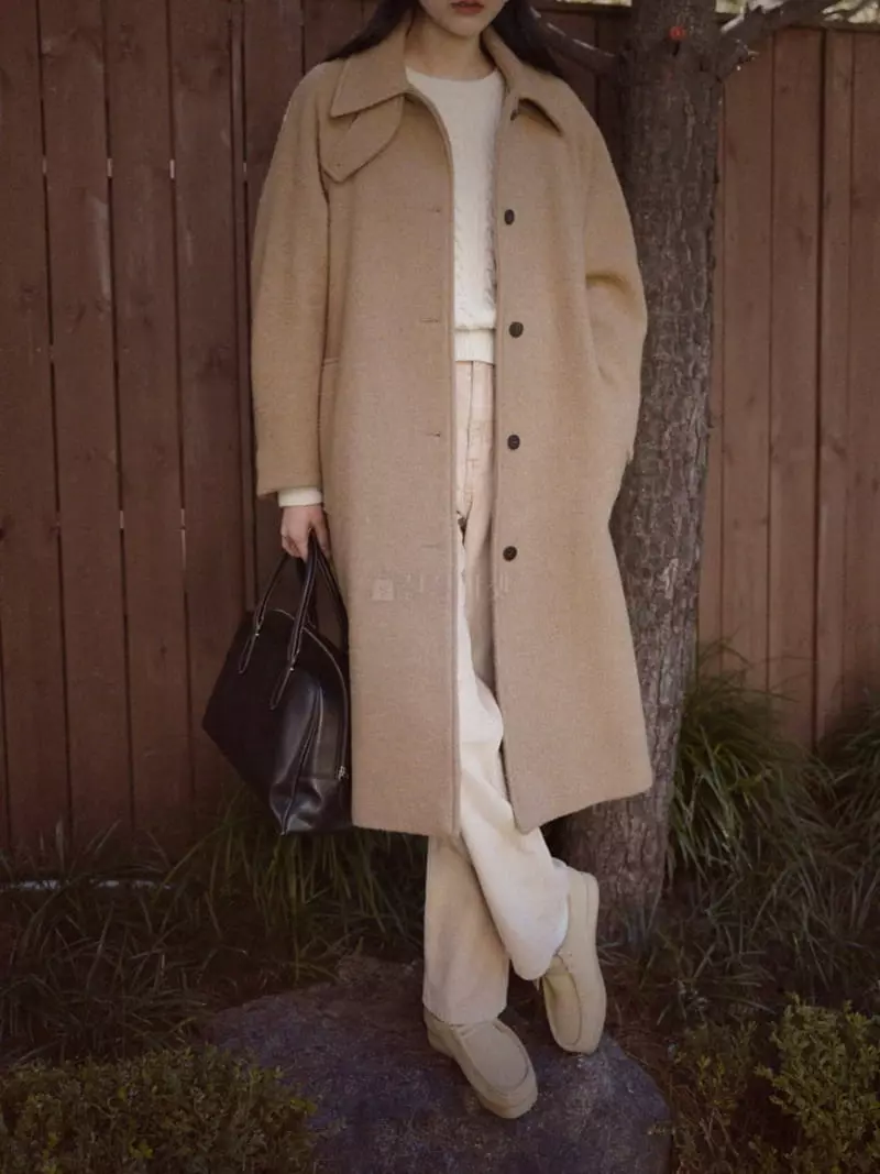 Nan - Korean Women Fashion - #womensfashion - Merry No Bookle Coat
