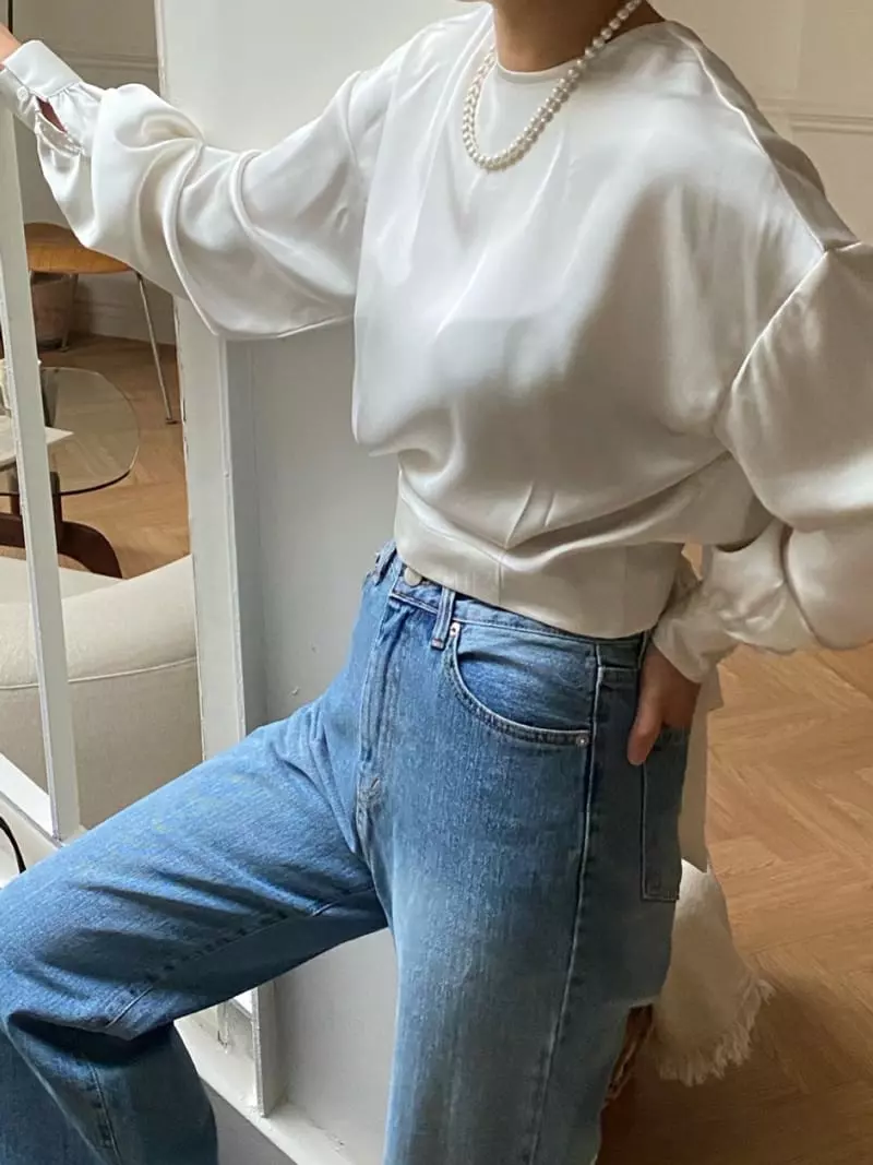 Nave - Korean Women Fashion - #womensfashion - Poco Blouse - 4