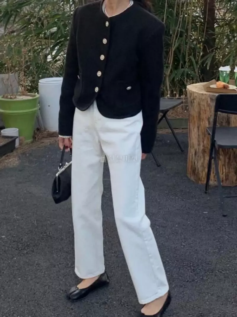 Nave - Korean Women Fashion - #momslook - Twid Jacket - 2