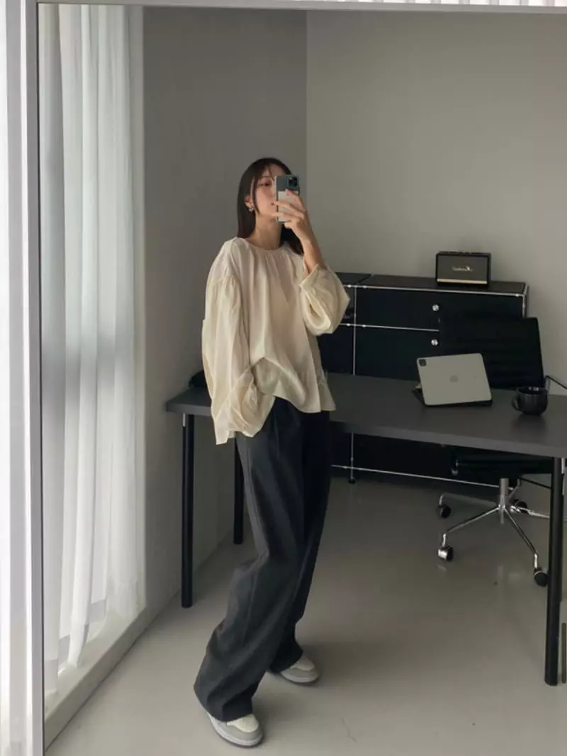 Nave - Korean Women Fashion - #momslook - Bene Blouse - 7