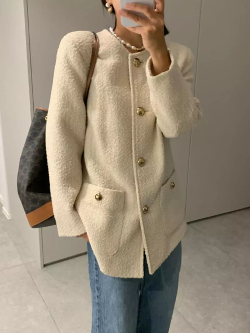 Nave - Korean Women Fashion - #momslook - Lening Jacket