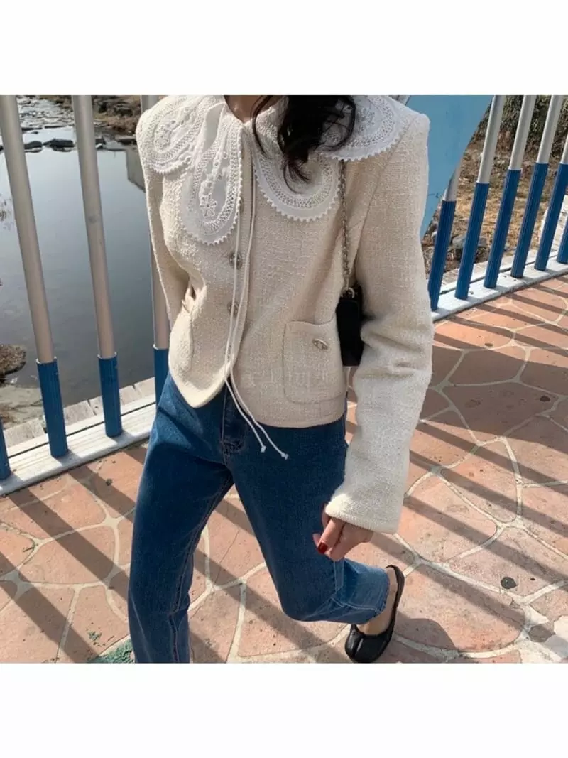 Nave - Korean Women Fashion - #womensfashion - Twid Jacket - 11