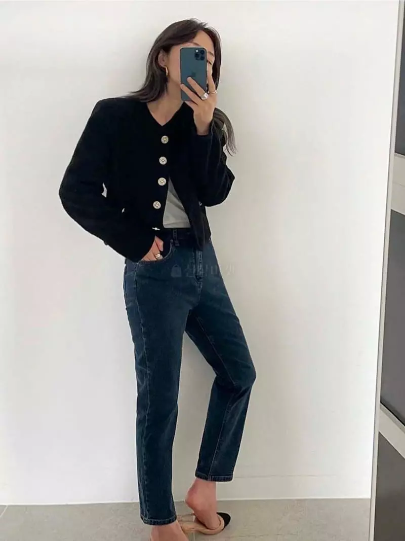 Nave - Korean Women Fashion - #womensfashion - Twid Jacket - 5