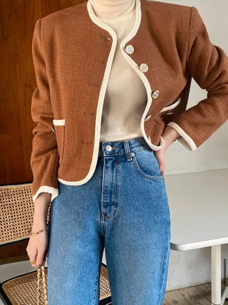 Nave - Korean Women Fashion - #womensfashion - Twid Jacket - 7
