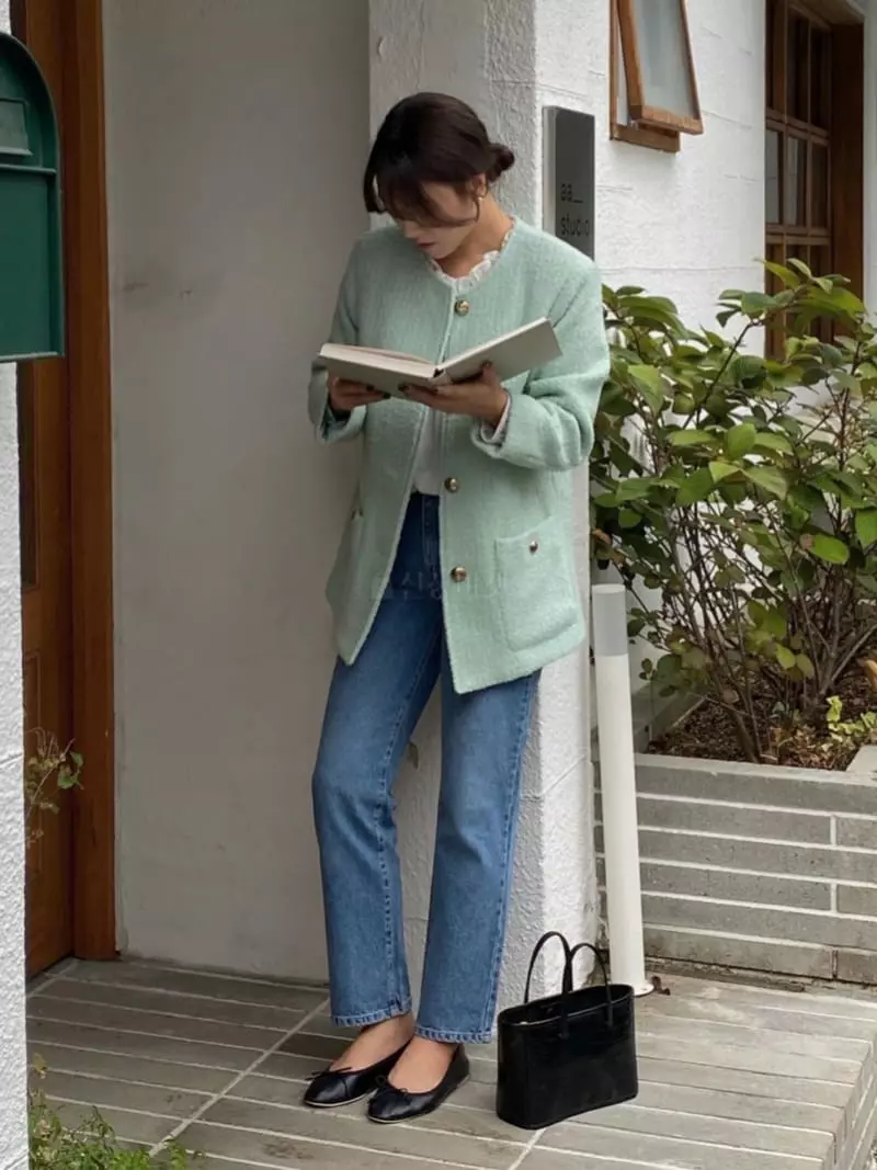 Nave - Korean Women Fashion - #womensfashion - Lening Jacket - 8