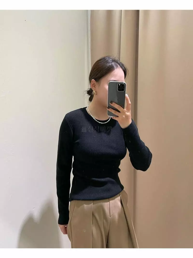 Nave - Korean Women Fashion - #womensfashion - Daily Knit Tee - 2