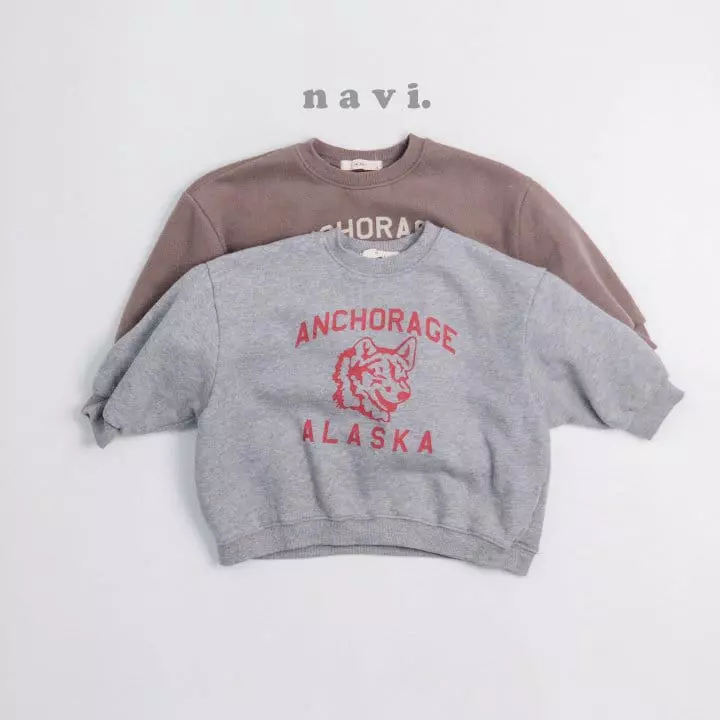 Navi - Korean Children Fashion - #kidsshorts - Sca Sweatshirt