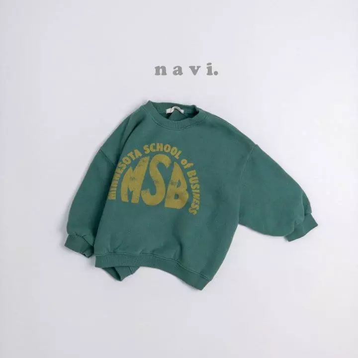 Navi - Korean Children Fashion - #kidsshorts - MS Sweatshirt - 4