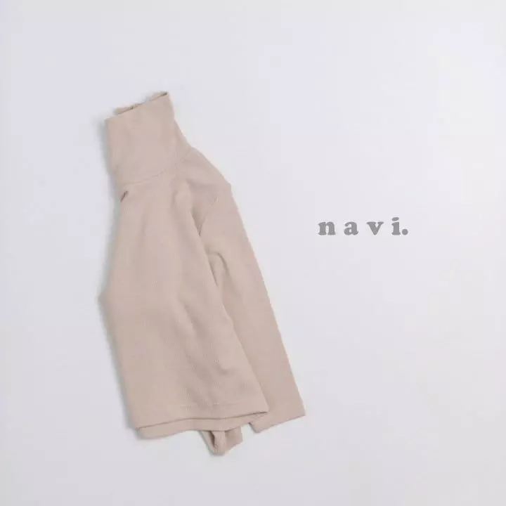 Navi - Korean Children Fashion - #littlefashionista - Mild Turtleneck Tee - 2