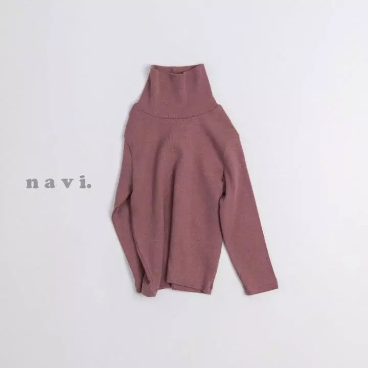 Navi - Korean Children Fashion - #prettylittlegirls - Mild Turtleneck Tee - 5