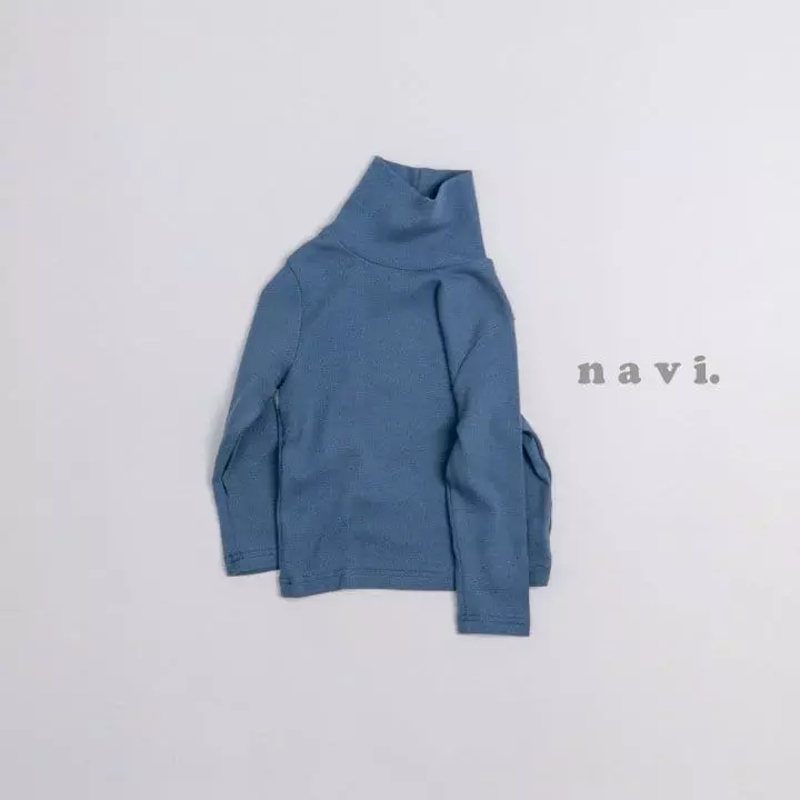 Navi - Korean Children Fashion - #toddlerclothing - Mild Turtleneck Tee - 7