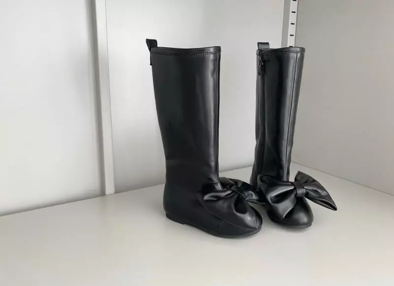 Neko - Korean Children Fashion - #Kfashion4kids - NK 925 Ribbon Long Boots - 12