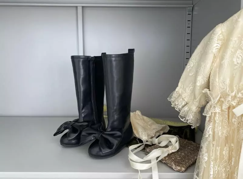 Neko - Korean Children Fashion - #designkidswear - NK 925 Ribbon Long Boots - 6