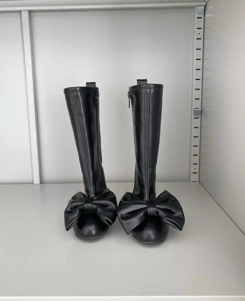 Neko - Korean Children Fashion - #discoveringself - NK 925 Ribbon Long Boots - 7