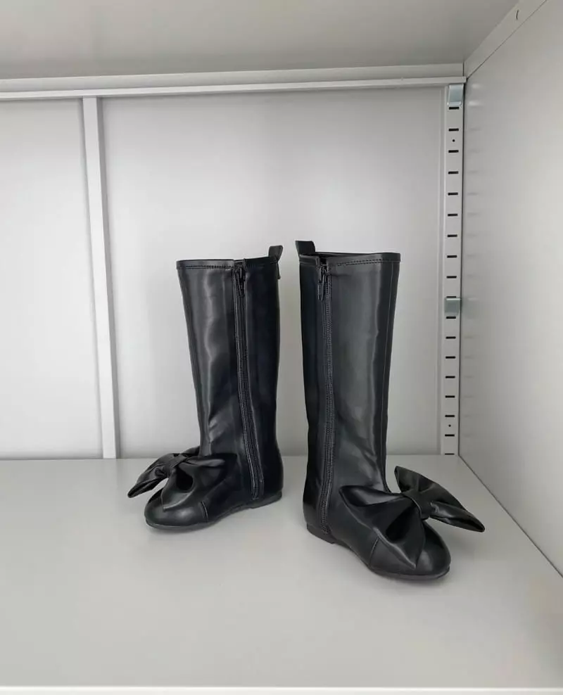 Neko - Korean Children Fashion - #fashionkids - NK 925 Ribbon Long Boots - 8