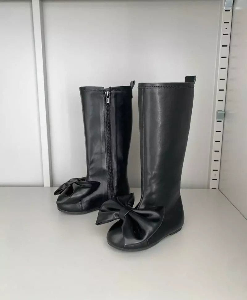 Neko - Korean Children Fashion - #kidsshorts - NK 925 Ribbon Long Boots - 9