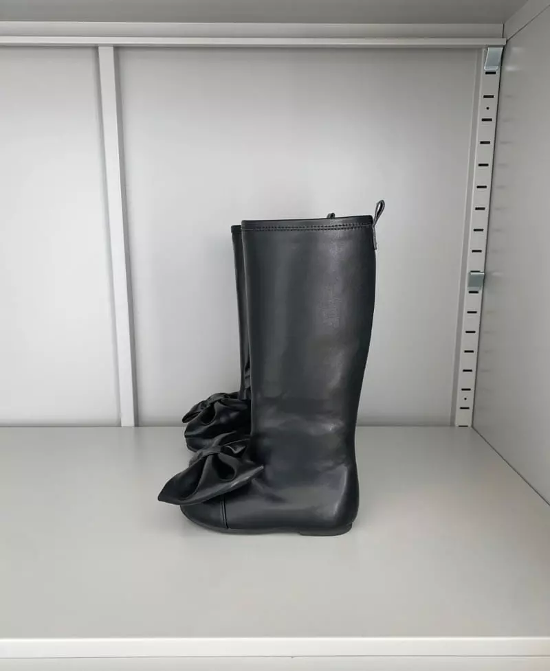 Neko - Korean Children Fashion - #kidsstore - NK 925 Ribbon Long Boots - 10
