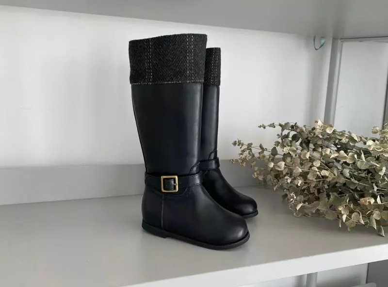 Neko - Korean Children Fashion - #toddlerclothing - NK 921 Twig Classic Long Boots