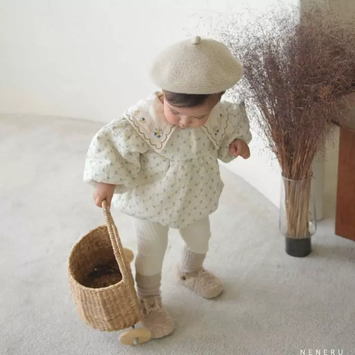 Neneru - Korean Baby Fashion - #babyboutique - Fresh Flower Bodysuit - 6