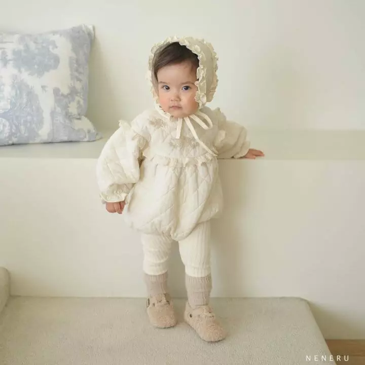 Neneru - Korean Baby Fashion - #babyboutiqueclothing - Duomo Quilting Bodysuit - 3