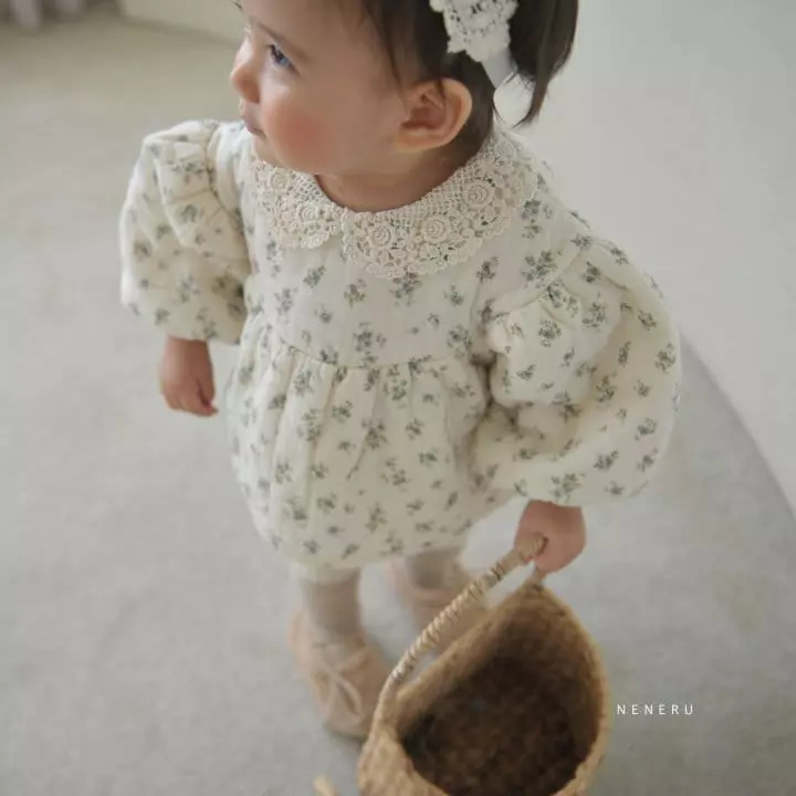 Neneru - Korean Baby Fashion - #babyboutiqueclothing - Only U Collar Bloomer Set - 10
