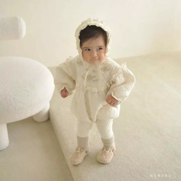 Neneru - Korean Baby Fashion - #babyboutiqueclothing - Duomo Quilting Bodysuit - 4