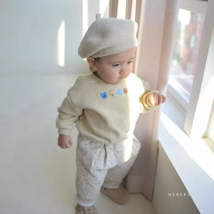 Neneru - Korean Baby Fashion - #babyfashion - Color Bear Tee - 2