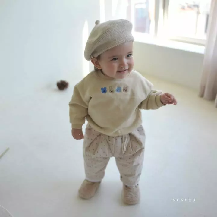 Neneru - Korean Baby Fashion - #babyfever - Color Bear Tee - 4