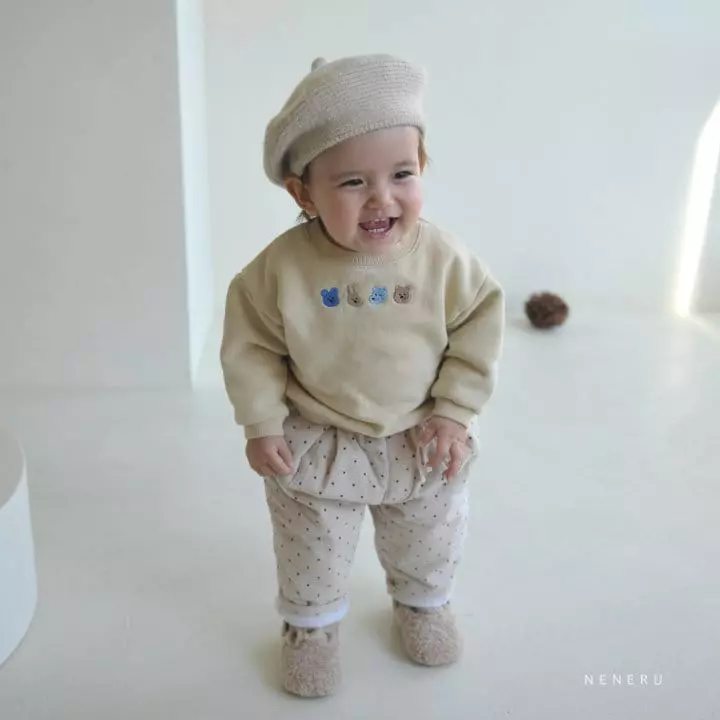 Neneru - Korean Baby Fashion - #babylifestyle - Color Bear Tee - 5